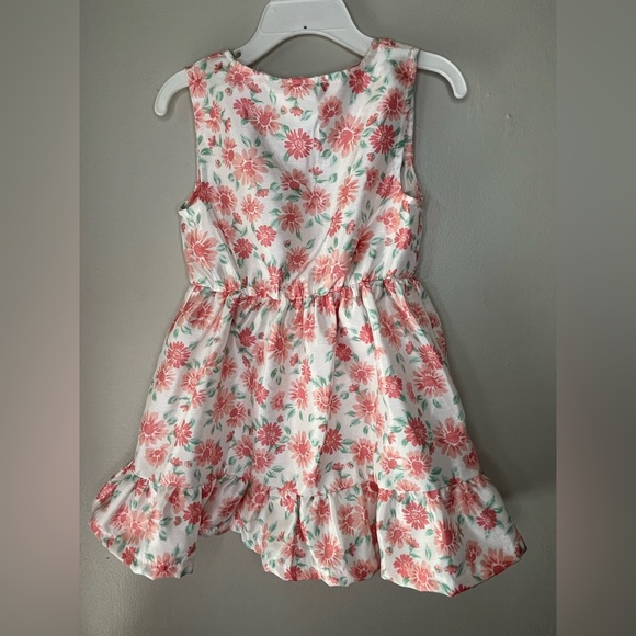 Little Lass Floral Dress & Coral Jacket Matching Set Girls Size 3T - Picture 3 of 10